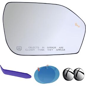 استبدال زجاج المرآة الجانبية للركاب لـ Explorer 2020 - 2024، مُدفأ باستخدام BSD بدون تعتيم تلقائي LB5Z-17K707-B، LB5Z17K707B، LB5Z-17K707-E، LB5Z17K707E in Kuwait