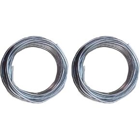 Stained Glass Crafting Aluminum H Came, Round Rolls, Silver, 2 X 5.1 in in Kuwait