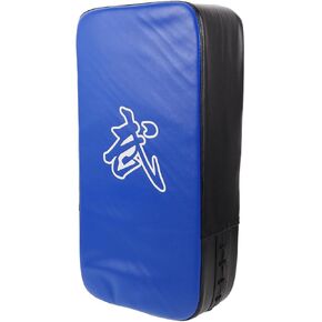 Alasum Muay Thai Kickboxing Kicking Shield Pad Thickened Pu Curved Taekwondo Sparring Gear MMA Karate Training Target for Kicks Knees and Punches Blue in Kuwait