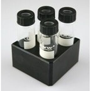 SCILOGEX Quarter Reaction Block Aluminum Black - 4 Hole Lab Block for 16mL Vessels, 28mm Diameter x 43mm Depth - Durable Laboratory Accessory (2 Pack) in Kuwait