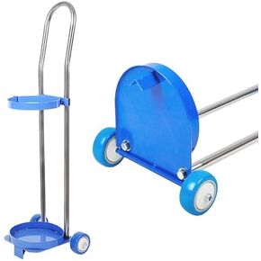 Portable Gas Cylinder Trolley - Single Capacity Oxygen Tank Cart Wheels for Easy Transport in Labs, Hospitals, and Workshops,10L 80cm(31 1/2 in Saudi Arabia