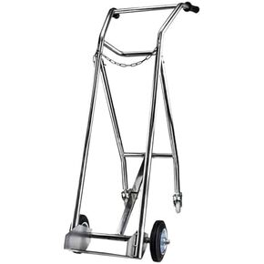 40L Gas Cylinder Trolley,Propane Cylinder Cart with 4 Wheels,Gas Cylinder Hand Truck with Safety Chain for Factory Laboratory in Saudi Arabia