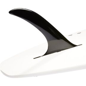 DORSAL Pintail Surf Fins for SUP Longboard Surfboard Center Velzy Style Flex-Fin Black 9.75" Polycarbonate in Kuwait