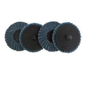 4Pcs 120 grit 2-Inch Blue Flap Discs, 40/60/80 Grit Sanding Wheels for Angle Grinder Grinding(40)(60) in Kuwait