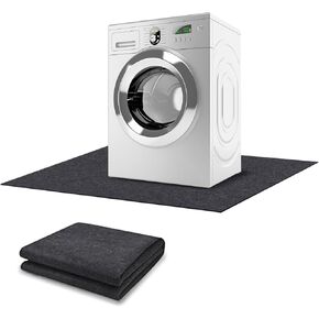 Under Washing Machine Mat, 60 x 36 Inches Absorbent Felt Waterproof Floor Protector for Fridge Refrigerator Washer Dryer Floor Mat Freezer Home Appliance, Noise Reducing, Cuttable Home Appliance pad. in Saudi Arabia