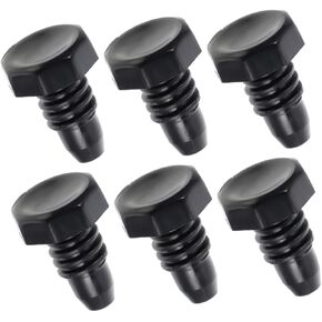 Happyyami 6pcs تجمع جديلة غطاء الذيل جديلة الغطاء السفلي تجمع العظة نهاية يغطي المكونات للبلياردو جديلة استبدال حماة نهاية جديلة السنوكر العرض البلاستيك Pp خفيفة الوزن السنوكر القطب in Kuwait