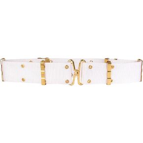 حزام مسدس Fox Outdoor 50-16WH 58 بوصة بإبزيم معدني - أبيض in Kuwait