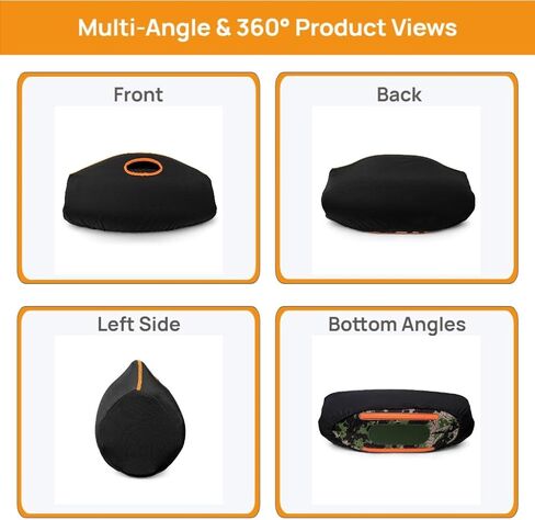 حافظة غطاء غبار لجهاز JBL Boombox/Boombox 4/3/Wi-Fi/2 - حافظة حماية قابلة للتمدد لمكبر الصوت المحمول مقاومة للماء والغبار (الغطاء فقط) in Kuwait