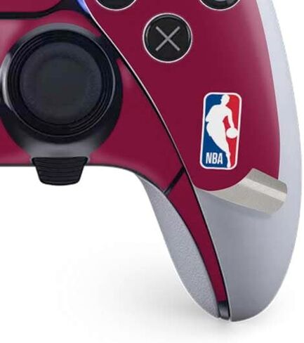 Skinit Decal Gaming Skin Compatible with PS5 DualSense Edge Pro Controller - Officially Licensed NBA Cleveland Cavaliers Large Logo Design in Saudi Arabia