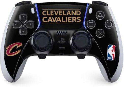 Skinit Decal Gaming Skin Compatible with PS5 DualSense Edge Pro Controller - Officially Licensed NBA Cleveland Cavaliers Large Logo Design in Saudi Arabia
