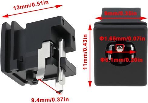SING F LTD 5Pcs Game Console PCB DC Power Jack Compatible with PS2 Slim Compatible with PS1 Slim DC043 PJ043 in Saudi Arabia