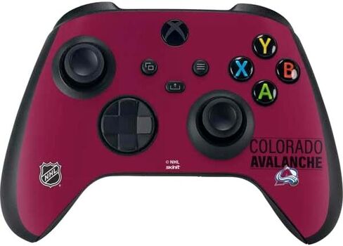 Skinit Decal Gaming Skin Compatible with Xbox Series X Controller - Officially Licensed NHL Colorado Avalanche Lineup Design in Saudi Arabia