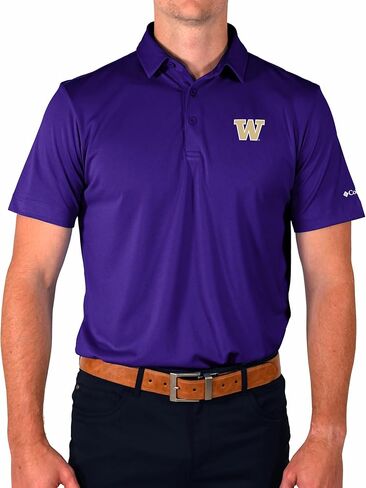 Columbia Univ of Washington Golf Men's Lightweight Casual Golf Polo in Saudi Arabia