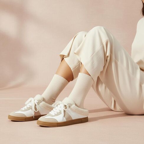 Cushionaire Blade Women’s Slip on Sneaker Mule - Faux Leather & Suede Seedless Backed With With Memory Foam وبطانة مريحة in Saudi Arabia