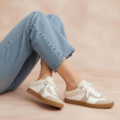 Cushionaire Blade Women’s Slip on Sneaker Mule - Faux Leather & Suede Seedless Backed With With Memory Foam وبطانة مريحة in Saudi Arabia