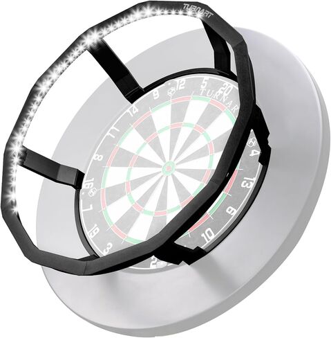 Turnart Dart Board Light, 360° Dartboard Light Dart Accessories for Dartboards, 90 LED Dart Board Lighting System 550 LUX Illumination in Kuwait