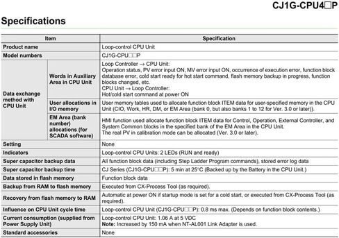 وحدة التحكم القابلة للبرمجة CJ1G-CPU45H in Kuwait