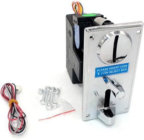 Coin Selector with CPU Control Board | Accept All Worldwide Coins | High Accuracy Scoring | for Arcade Games | Targeting Gaming Enthusiasts, As Described in Saudi Arabia