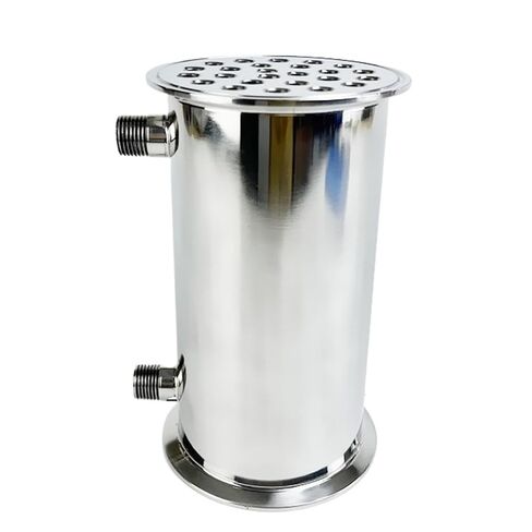 4 بوصة (102 مم) OD119 مم، مزيل البلغم بخيط ذكر 1/2 بوصة، 25 أنبوبًا داخليًا معرف 10 مم، الطول 200 مم، SS304 in Kuwait