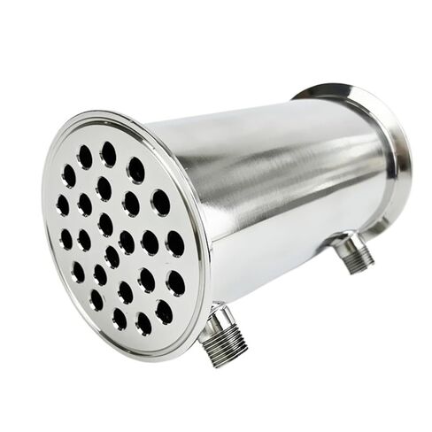 4 بوصة (102 مم) OD119 مم، مزيل البلغم بخيط ذكر 1/2 بوصة، 25 أنبوبًا داخليًا معرف 10 مم، الطول 200 مم، SS304 in Kuwait