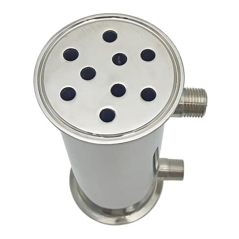 3" Diameter 76mm (OD 91mm) Height 200mm Distilled Cooler Reflux Condenser for Distillation Column in Saudi Arabia