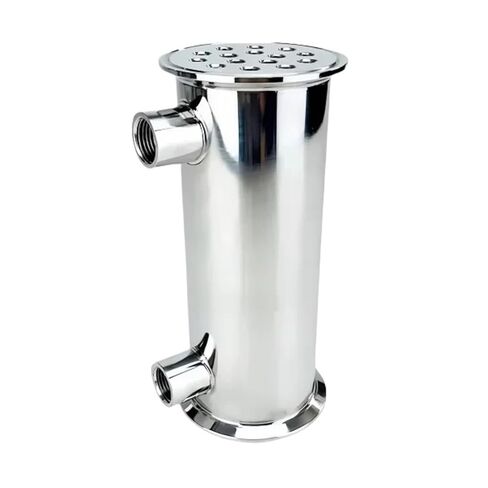 3 بوصة FlangeOD91mm، مزيل البلغم/مكثف بخيط ذكر/أنثى 1/4 بوصة أو 1/2 بوصة، 15 أنبوبًا داخليًا بمعرف 8 مم، L-200 مم، SS304 (خيط ذكر، 1/2 بوصة) in Kuwait