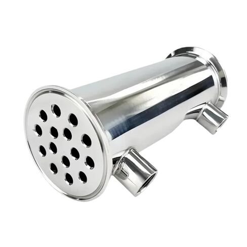 3 بوصة FlangeOD91mm، مزيل البلغم/مكثف بخيط ذكر/أنثى 1/4 بوصة أو 1/2 بوصة، 15 أنبوبًا داخليًا بمعرف 8 مم، L-200 مم، SS304 (خيط ذكر، 1/2 بوصة) in Kuwait