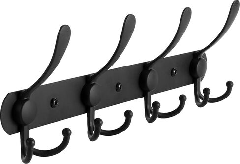Magnetic Coat Hook - Heavy Duty Coat Magnetic Rack with 8 Hooks,Anti-Slip Strong Rubber Magnetic Hanger for Refrigerator,Metal Cabinet,Door,Hanging Coat, Towel, Bag, hat, Scarf in Saudi Arabia