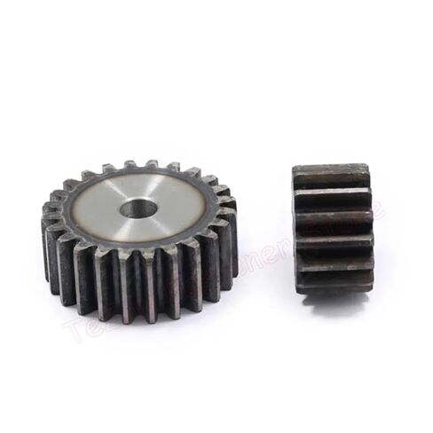 1.5M/2M/2.5Mod Spur Gear 26-40Teeth 45# Steel Flat Straight ​Thickness 15/20/25mm 1Pcs(2 Mod,38Teeth-1pcs) in Saudi Arabia