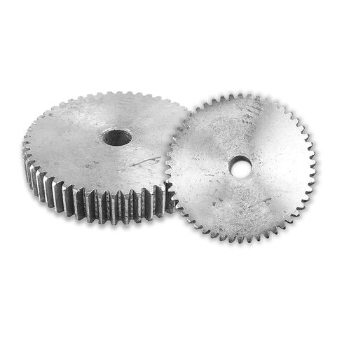 Spur Gear 1M 50/51/52/53/54/55/56/57/58/59T with Hole Wheel 45# Steel Material Height 10mm 1Pcs(1M 50T Craft Hole) in Kuwait