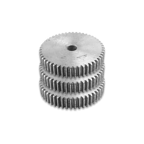 Spur Gear 1M 50/51/52/53/54/55/56/57/58/59T with Hole Wheel 45# Steel Material Height 10mm 1Pcs(1M 50T Craft Hole) in Saudi Arabia