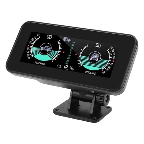Digital Car Inclinometer,Digital Angle Slope Meter with High Resolution LCD Display and Alarm Alert, for Real Time Pitch Roll Measurement and Battery Voltage Monitoring in Saudi Arabia