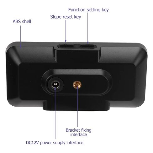 Digital Car Inclinometer,Digital Angle Slope Meter with High Resolution LCD Display and Alarm Alert, for Real Time Pitch Roll Measurement and Battery Voltage Monitoring in Saudi Arabia