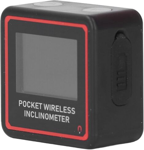 Digital Display Inclinometer Pocket Level and Angle Measuring Gauge 4x90 Degree Electronic Protractor Compact Convenient Screen and Display for Various Metal Surfaces ABS Material in Saudi Arabia
