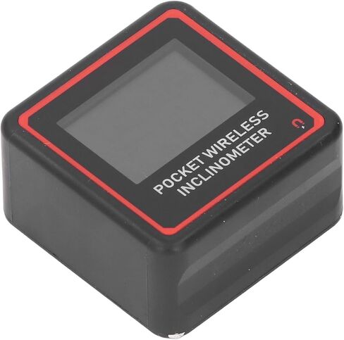 Digital Display Inclinometer Pocket Level and Angle Measuring Gauge 4x90 Degree Electronic Protractor Compact Convenient Screen and Display for Various Metal Surfaces ABS Material in Saudi Arabia