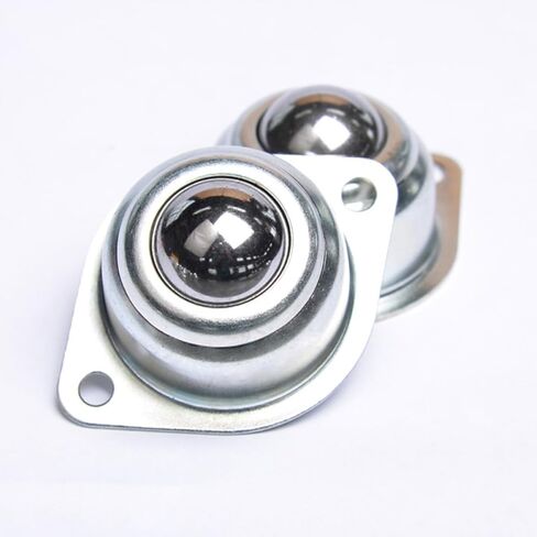 5 قطع من عجلات الكرات الفولاذية العالمية لعجلات القيادة الروبوتية، وعجلات نقل الكرة المستديرة للتعامل مع المواد الصناعية وتجميع الروبوت المخصص، فضي in Kuwait