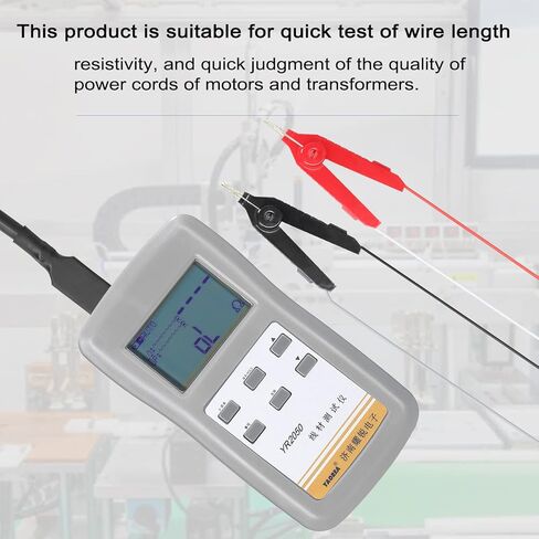 Milliohm Meter,ERYUE YAOREA YR2050 Handheld Portable High Accuracy 4-Wires Milliohm Meter Wireline Current Detecting Low Resistance Micro Resistance Meter Tester in Saudi Arabia