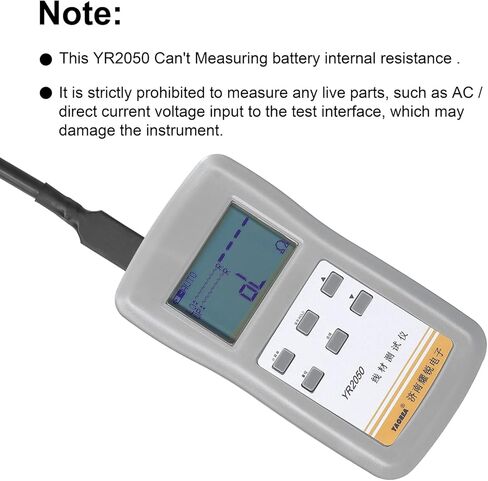 Milliohm Meter,ERYUE YAOREA YR2050 Handheld Portable High Accuracy 4-Wires Milliohm Meter Wireline Current Detecting Low Resistance Micro Resistance Meter Tester in Saudi Arabia
