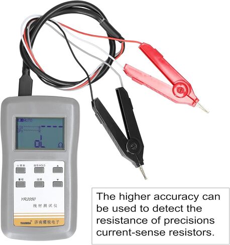Milliohm Meter,ERYUE YAOREA YR2050 Handheld Portable High Accuracy 4-Wires Milliohm Meter Wireline Current Detecting Low Resistance Micro Resistance Meter Tester in Saudi Arabia