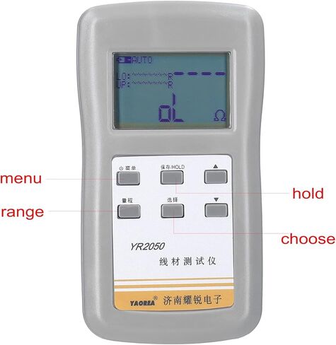 Milliohm Meter,ERYUE YAOREA YR2050 Handheld Portable High Accuracy 4-Wires Milliohm Meter Wireline Current Detecting Low Resistance Micro Resistance Meter Tester in Saudi Arabia