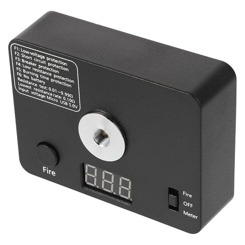 Luxshiny Mini Coil Tester Ohm High Precision Resistance Measurement Tool for Electricians and DIY Electrical Repairs Compact Circuit Testing Device Without Battery in Saudi Arabia