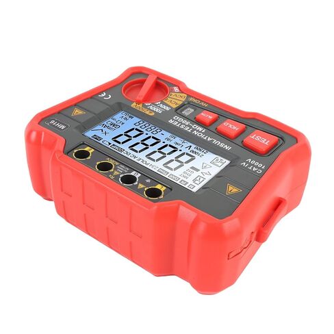 SUNGOOYUE Multi Purpose Digital Insulation Resistor Tester with Silicone Protective Cover for Cable Switch, Megohmmeter 2500V High Voltage Resistor Tester for Motor, ABS Material in Saudi Arabia