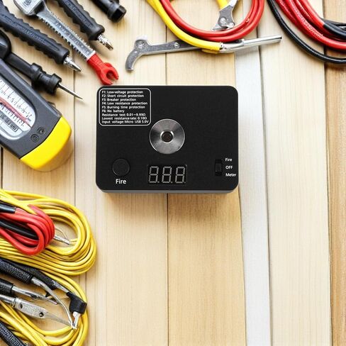 أداة اختبار لفائف أوم صغيرة من جارنيك، أداة كهربائية لقياس المقاومة الدقيق، جهاز اختبار الدائرة DIY المحمول بدون بطارية للكهربائيين وعشاق الإصلاح in Saudi Arabia