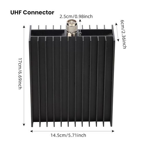 200 واط PL259 تحميل دمية ذكر، UHF DC إلى 1.0 جيجا هرتز، 50 أوم in Kuwait