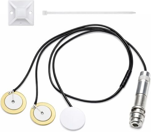 3 in 1 Piezo Pickups Transducer Ukulele Contact Microphone Acoustic Guitar Pickup Transducer with Buzzer for Ukulele Electronic Acoustic Guitar Violin Stringed Instruments in Kuwait