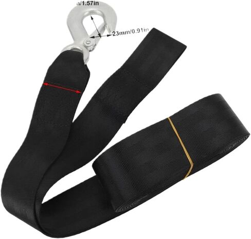 Boat Trailer Winch Strap Car Towing Rope Outdoor Trolley Rope Marine Accessories Compatible with Car Trailer Boat Jetski in Saudi Arabia
