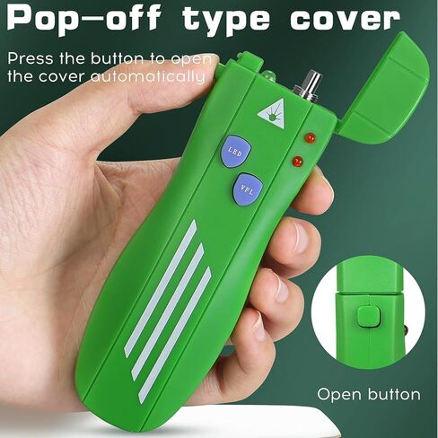 محدد موقع الأخطاء البصرية من الألياف القابلة لإعادة الشحن مع مجموعة محول FC/LC، قلم ضوء أحمر VFL متوافق مع واجهة SC/FC/ST/LC ضوء LED مدمج لصيانة هندسة الاتصالات السلكية واللاسلكية CATV in Kuwait