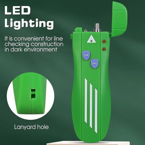 محدد موقع الأخطاء البصرية من الألياف القابلة لإعادة الشحن مع مجموعة محول FC/LC، قلم ضوء أحمر VFL متوافق مع واجهة SC/FC/ST/LC ضوء LED مدمج لصيانة هندسة الاتصالات السلكية واللاسلكية CATV in Kuwait