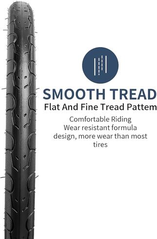 YUNSCM 2-PCS 20" Bike Tires 20x1.50/40-406 Compatible with Road Bike 20 X 1.5 Bicycle Tires in Saudi Arabia