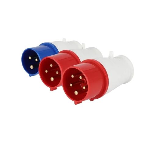 5Pcs Industrial Plug and Socket Waterproof Connector 3PIN 4PIN 5PIN 16A/32A Waterproof Electrical Connection Wall Mount Socket(16A Connector,1LOT(5 PCS)_4PIN) in Saudi Arabia